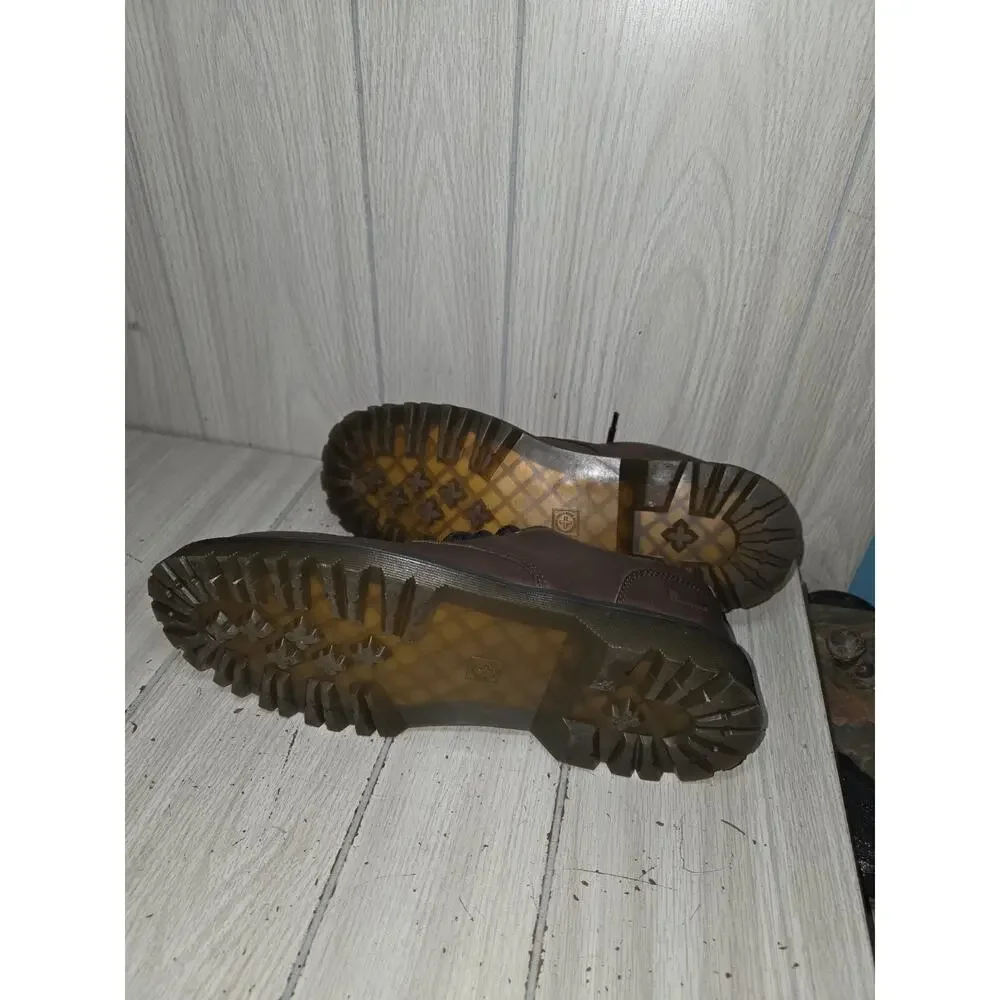 Dr Martens Kent Shoes Brown Leather Lace Up Oxford 13m Business Casual Preppy
